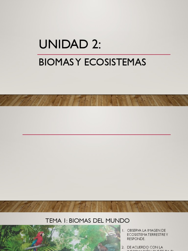 Biomas y ecosistemas del mundo | PDF | Ecosistema | Desierto