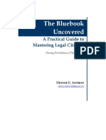 Anthon Bluebook Uncovered (21st Edition of Bluebook) 2020.08.06