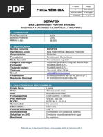 Ficha Técnica de Entrust SC Insecticida | PDF