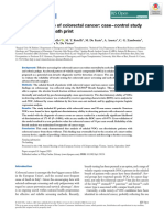 Chemical Signature of Colorectal Cancer Case-Control Study For Profiling The Breath Print