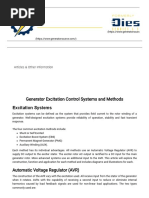 Generator Excitation Control Systems & Methods