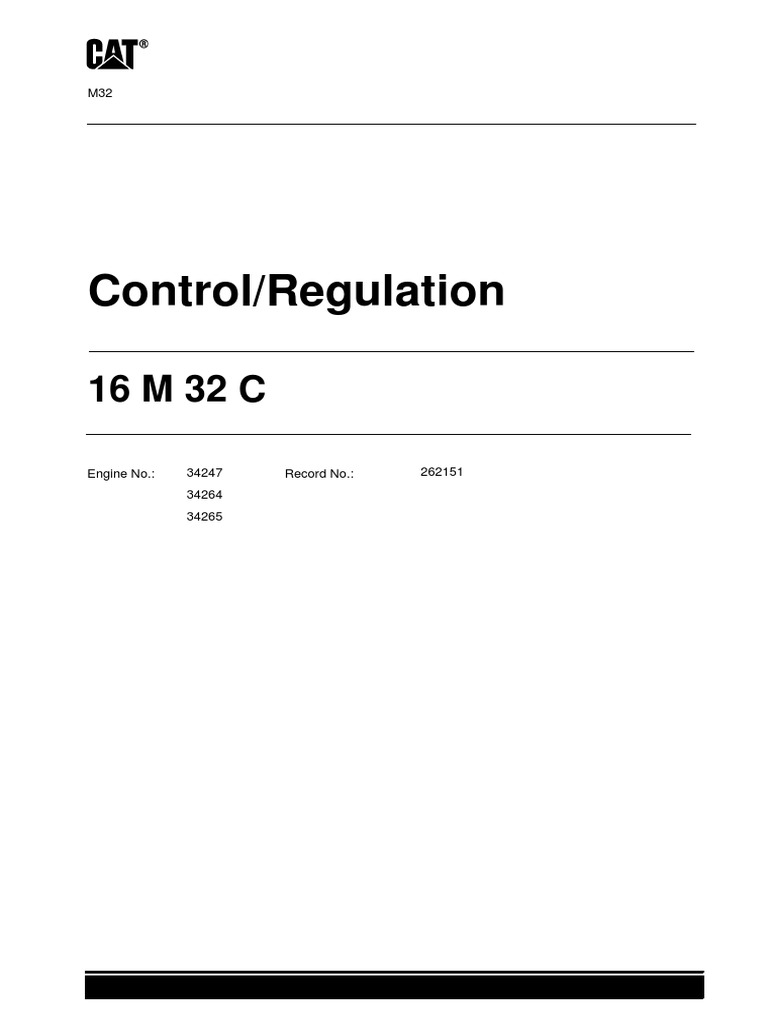 7 Control Regulation PDF Equipment Electrical Engineering