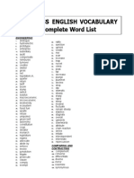 Business English List of Words