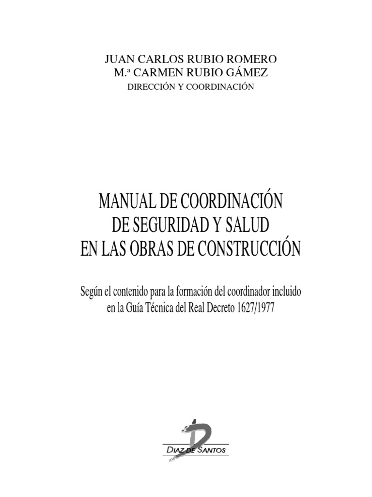 Manual De Seguridad En La Construccion Sp0410003844 Pdf Ingeniería