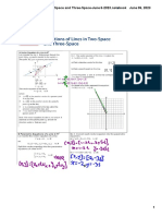 8.1-Equations of Lines in Two-Space and Three-Space-June 6-2023