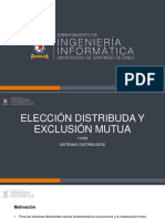 Elección Distribuida y Exclusión Mutua