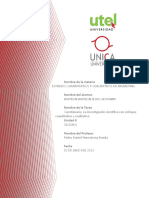 Cuestionario. La Investigación Científica Con Enfoque Cuantitativo y Cualitativo