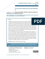 Resiliencia en Adultos Mayores en Hospitales