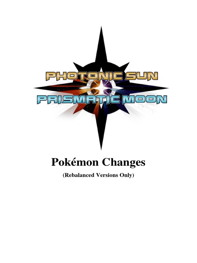 Pokemon Changes Prismatic | PDF | Pokémon