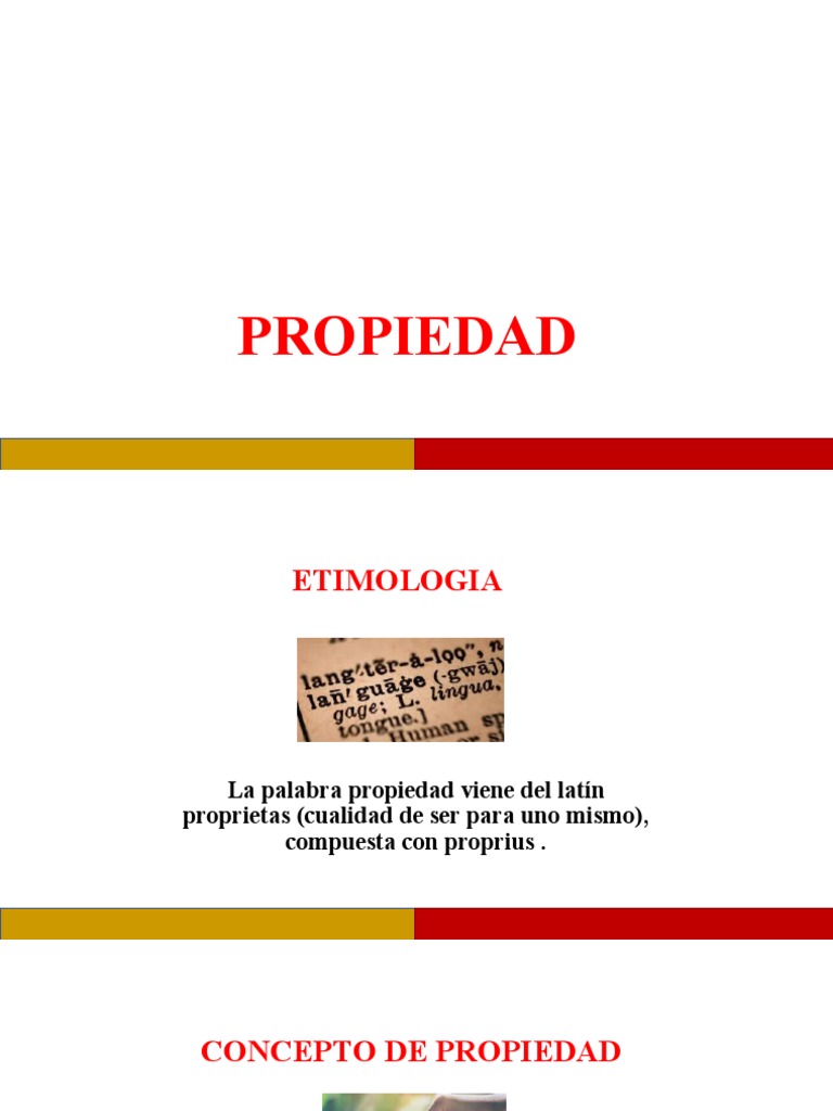 Historia y Concepto de Propiedad | PDF | Propiedad | Constitución
