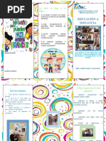 Triptico Compromiso Educación Preescolar