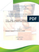 Ensayo Argumentativo Estableciendo Diferencias Conceptuales Entre Los Distintos Modos de Adquirir El Dominio.