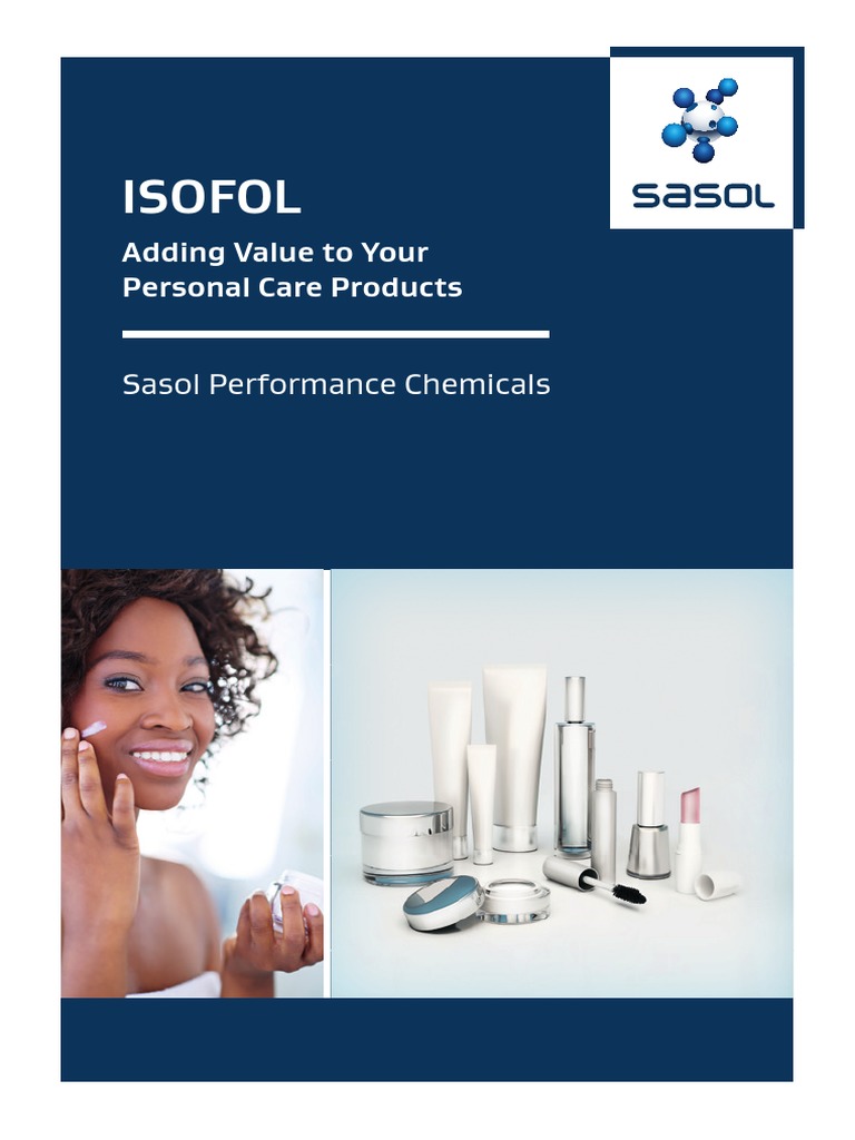 EU C6 Alcohols ISOFOL Adding Value To Your Personal Care Product PDF Sunscreen