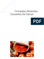 15 Alimentos Causan Cancer