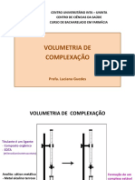 Volumetria de Complexação