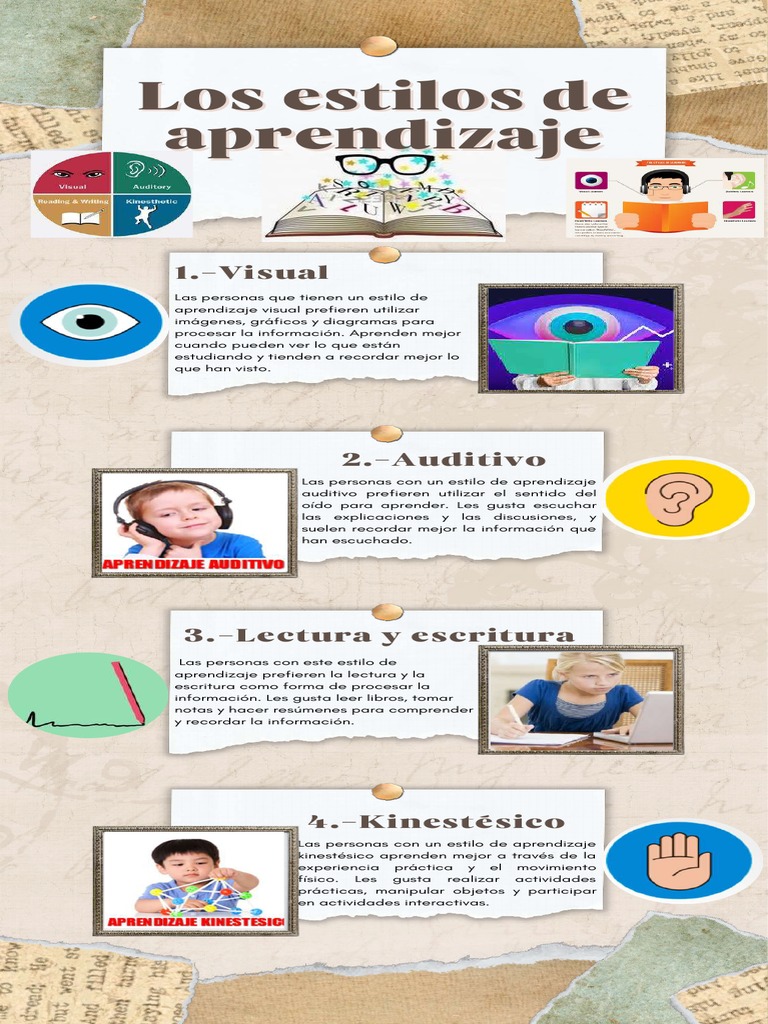 Infografía Estilos De Aprendizaje Pdf