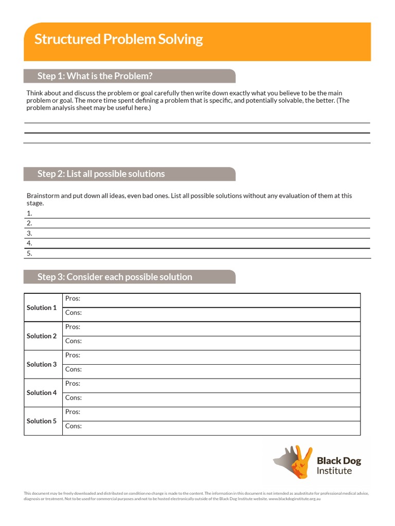 16 Structured Problem Solving | PDF | Brainstorming | Information
