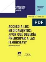 FPV Documento Tematico1 Acceso A Los Medicamentos Por Que Deberia Preocupar A Las Feministas