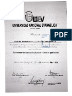 Certificacion de Titulo