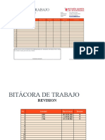 Bitacora de Trabajo de Revision