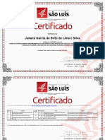 Certificado Curso Faculdade São Luis