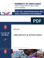 Lecture 3 - Creativity and Innovation