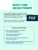 Worksheet Membangun Habit Produktif