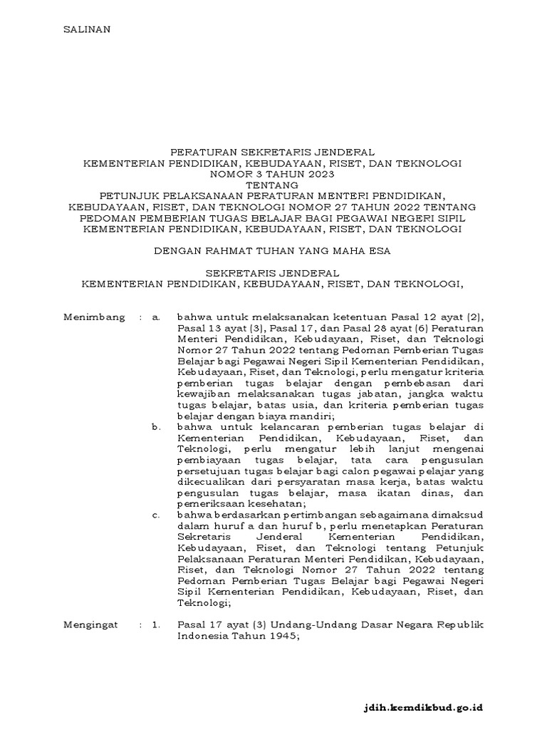 PERSESJEN NOMOR 3 TAHUN 2023 Ok | PDF