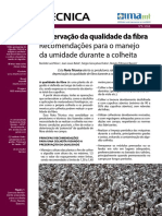 Nota Técnica: Preservação Da Qualidade Da Fibra