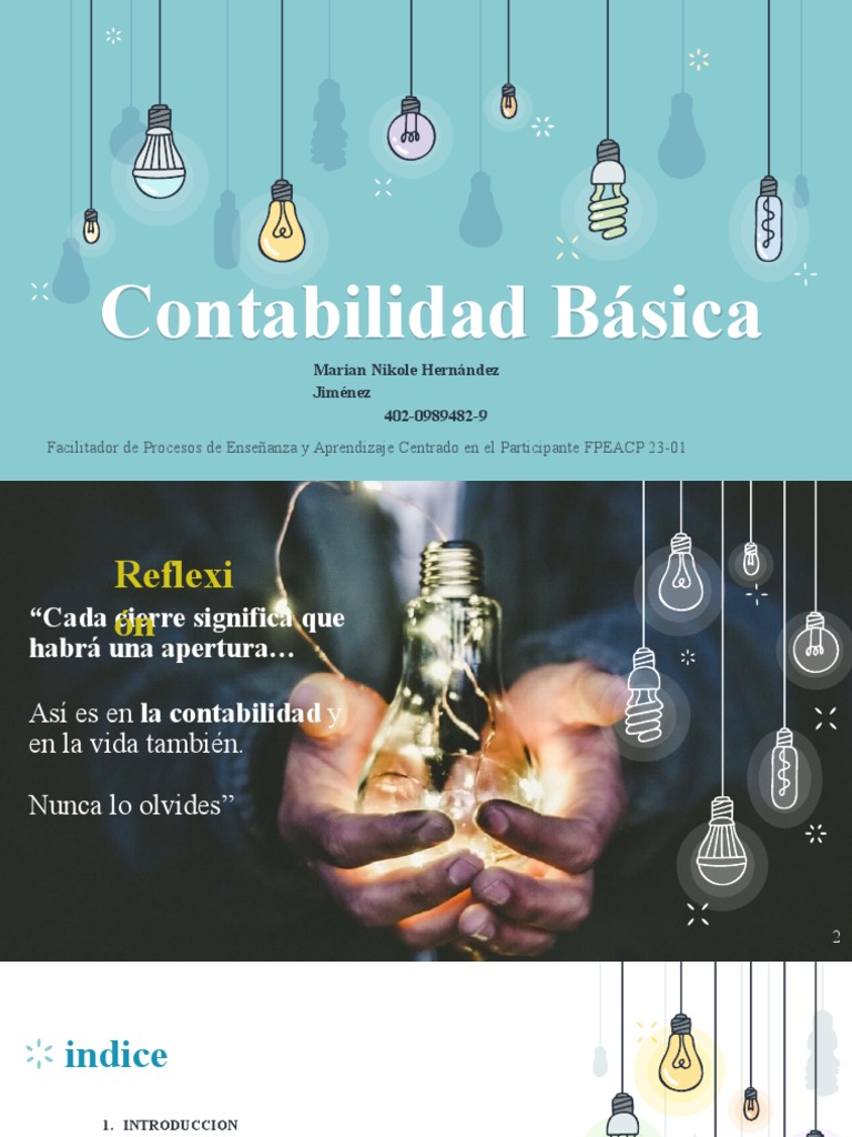 Contabilidad Básica Pdf Contabilidad Estado Financiero
