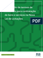 Elaboração de Termos de Referência para Contratação de Bens e Serviços Na Nova Lei de Licitações