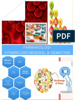 Farmakologi Hematinik, Vitamin Dan Mineral