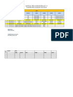 Jadwal Pelajaran Kelas 6 C