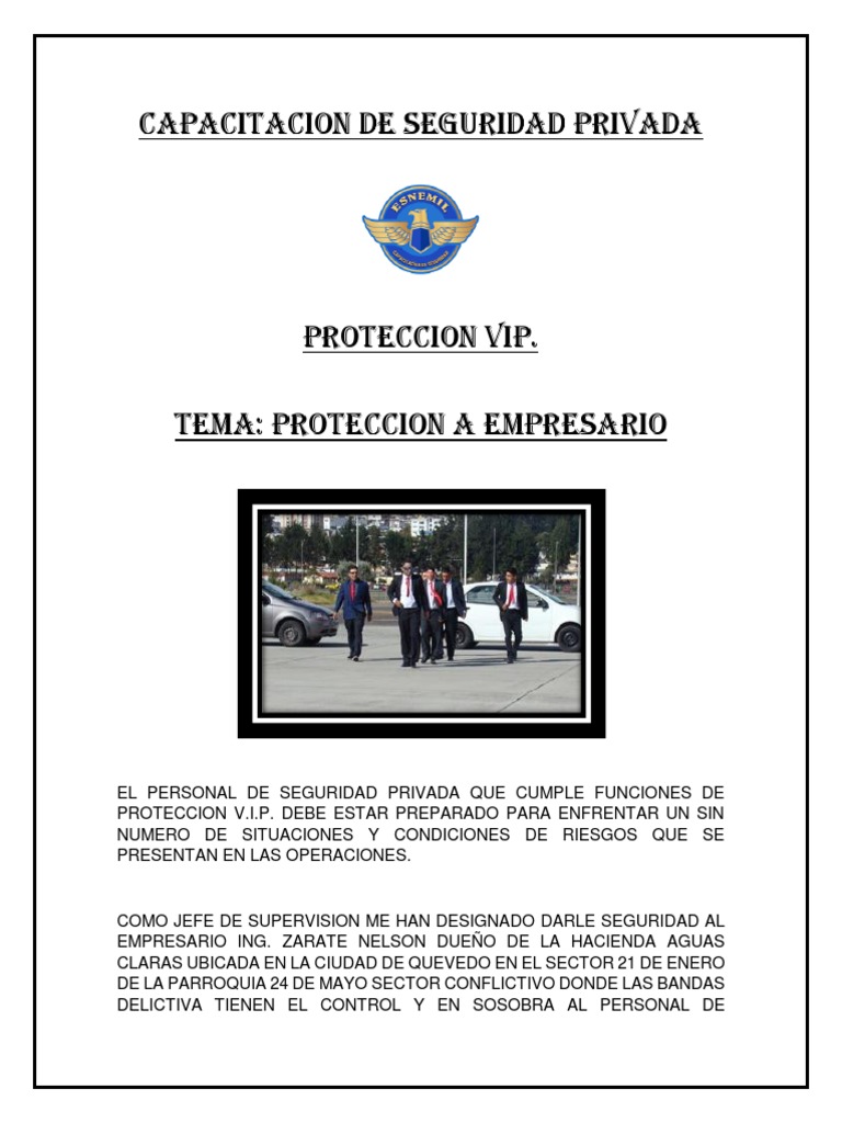Manual de Protección VIP para Empresarios | PDF