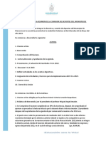 Agenda REUNION DE LA COMISION DE DEPORTES MUNICIPAL 2023
