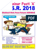 1.KAViNAA - SEMINAR PASTI 'A' B.M. U.P.S.R. 2018 - SOALAN RAMALAN BM K2 BA & BB@CIKGU G.N.RAJAN