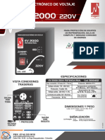 Ficha Ev 2000 220V V2