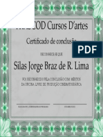 Certificado Oficina Cinema