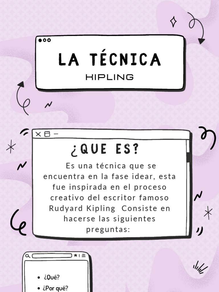 Técnica Kipling para Creatividad | PDF | Negocios | Relaciones ...