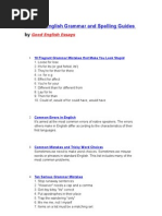 Download Ultimate English Grammar and Spelling Guides by Good English Essays by jack SN66139 doc pdf