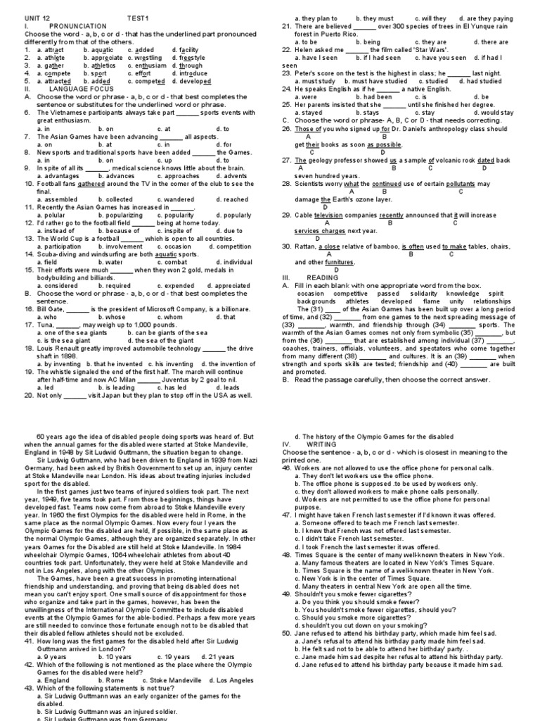 Unit 12 Test 1 Pdf