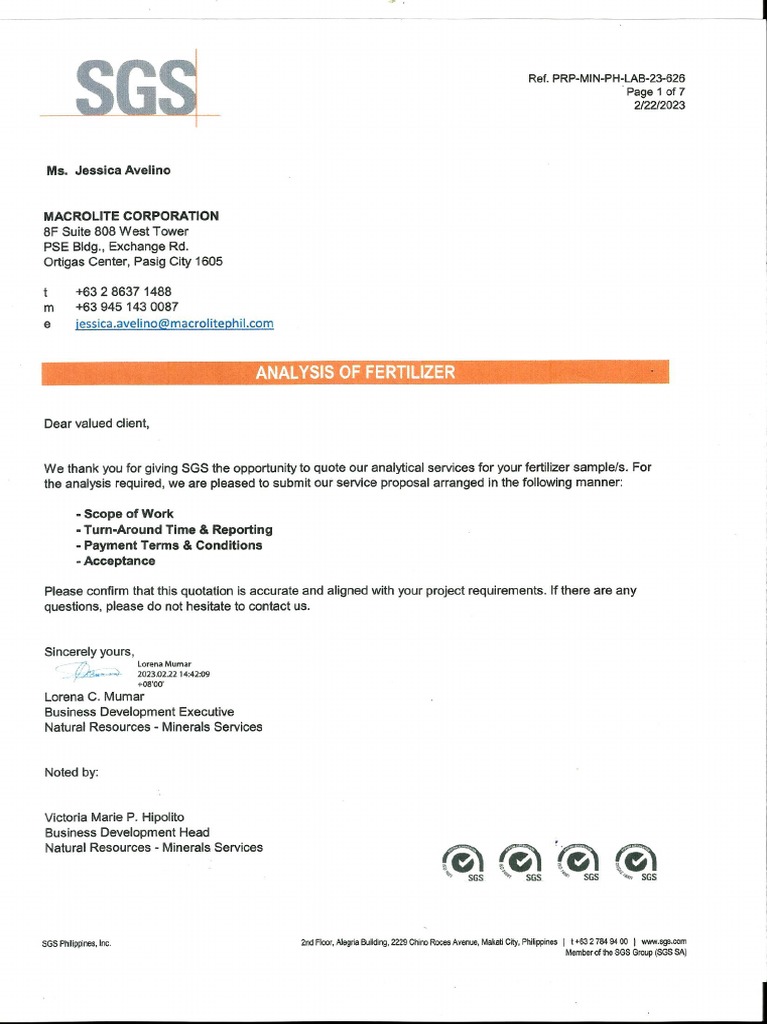 Sgs | PDF