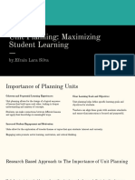 Unit Planning - Maximizing Student Learning