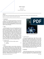 Elsevier Nuclear Physics B Journal Template