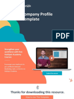 HubSpot - Company Profile Template 1