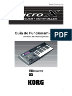 KORG MicroX Guia de Funcionamiento (Esp)