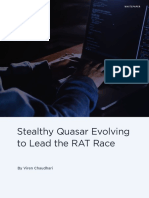Stealthy Quasar Evolving To Lead The RAT Race