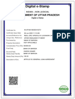 Digital E-Stamp: Government of Uttar Pradesh