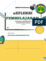 Refleksi Pembelajaran Bin Gasal 2021