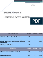 Efe Ife Analysis